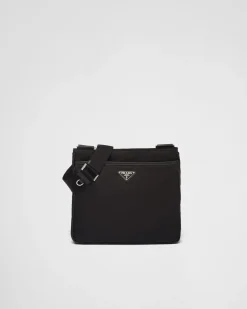 Mujer/Hombre Prada COLECCIÓN MASCULINA|BOLSOS MENSAJEROS^Bandolera De Re-nylon Y Piel Saffiano