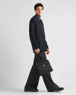 Mujer/Hombre Prada COLECCIÓN MASCULINA|BOLSOS MENSAJEROS^Bandolera De Re-nylon Y Piel Saffiano