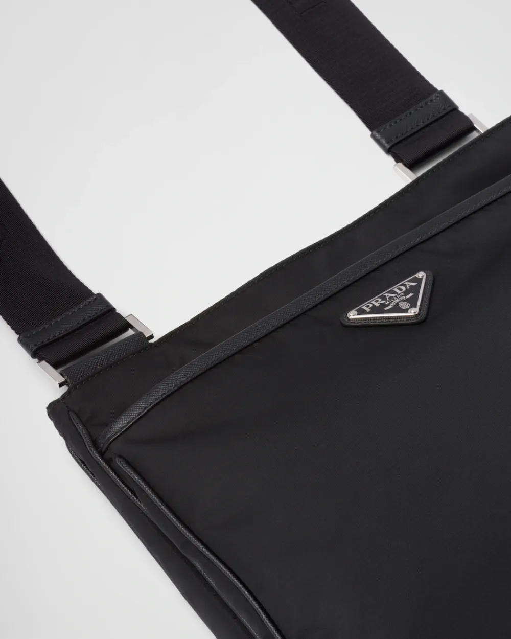 Mujer/Hombre Prada COLECCIÓN MASCULINA|BOLSOS MENSAJEROS^Bandolera De Re-nylon Y Piel Saffiano