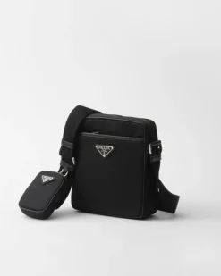 Hombre Prada COLECCIÓN MASCULINA|BOLSOS MENSAJEROS^Bandolera De Re-nylon Y Piel Saffiano
