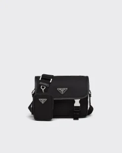 Prada COLECCIÓN MASCULINA^Bandolera De Re-nylon Y Piel Saffiano