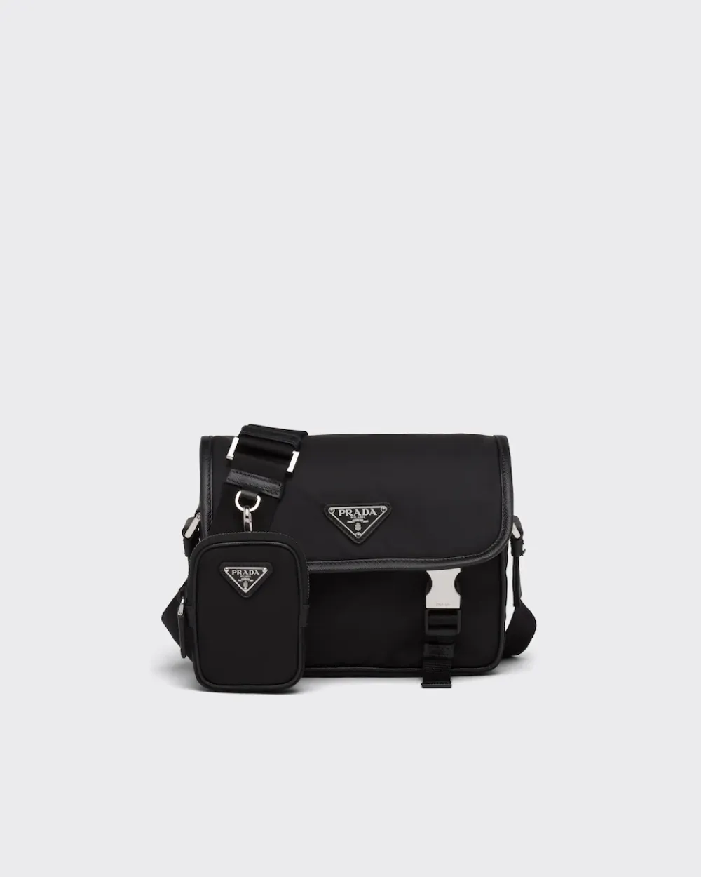 Prada COLECCIÓN MASCULINA^Bandolera De Re-nylon Y Piel Saffiano