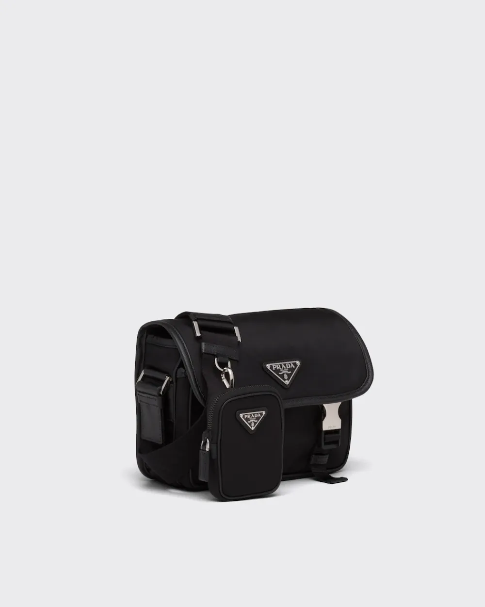 Prada COLECCIÓN MASCULINA^Bandolera De Re-nylon Y Piel Saffiano