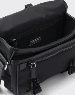 Prada COLECCIÓN MASCULINA^Bandolera De Re-nylon Y Piel Saffiano