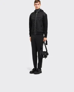 Prada COLECCIÓN MASCULINA^Bandolera De Re-nylon Y Piel Saffiano