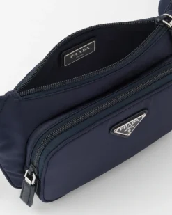 Hombre Prada COLECCIÓN MASCULINA|MOCHILAS Y RIÑONERAS^Bandolera De Re-nylon Y Piel Saffiano