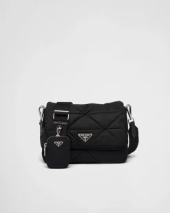 Mujer Prada COLECCIÓN FEMENINA|BOLSOS DE HOMBRO^Bandolera En Re-nylon Acolchado