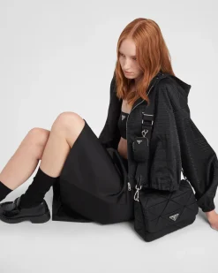 Mujer Prada COLECCIÓN FEMENINA|BOLSOS DE HOMBRO^Bandolera En Re-nylon Acolchado