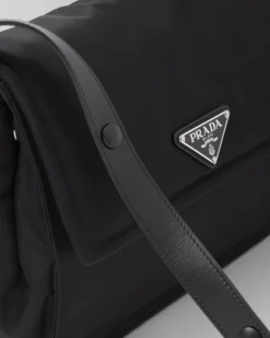 Mujer Prada COLECCIÓN FEMENINA|BOLSOS DE HOMBRO^Bandolera Mediana De Re-nylon Acolchado