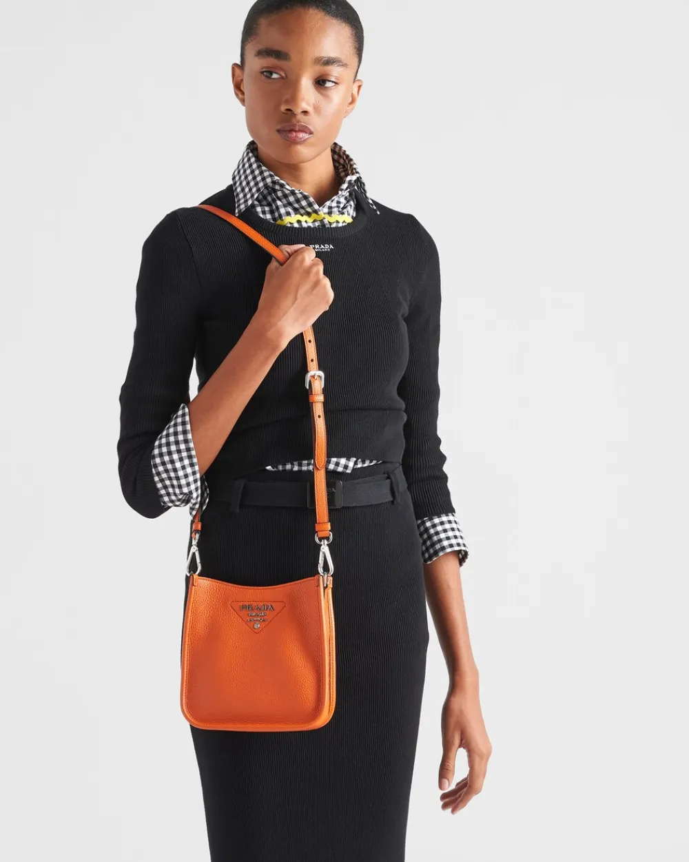 Mujer Prada MINIBOLSOS|MINIBOLSOS^Bandolera Pequeña De Piel