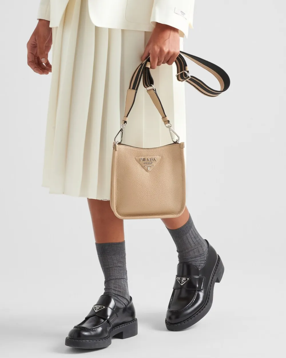 Mujer Prada MINIBOLSOS|MINIBOLSOS^Bandolera Pequeña De Piel