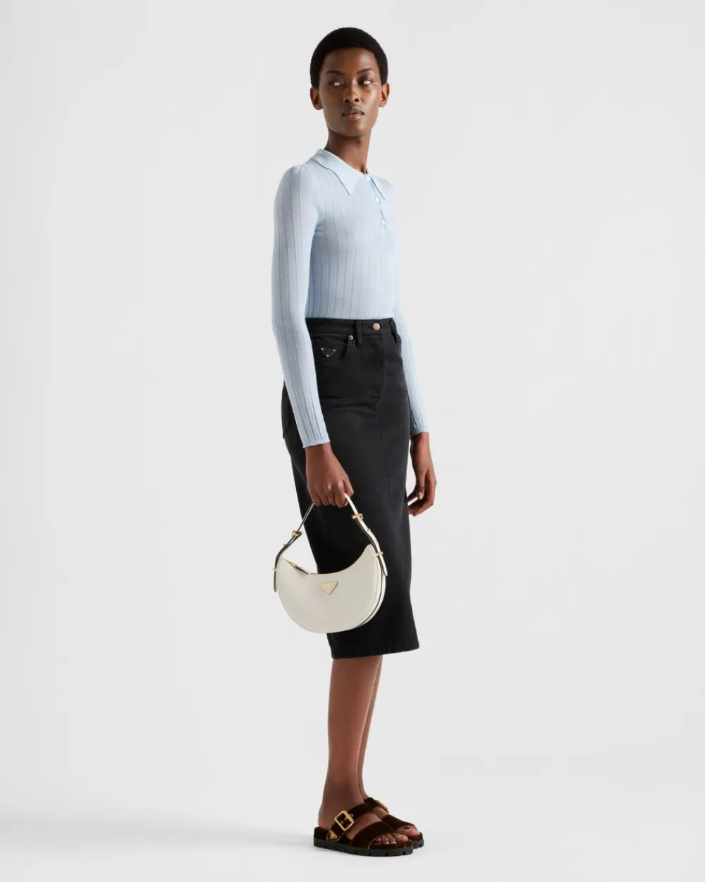 Mujer Prada PRADA ARQUE’|MINIBOLSOS^Bandolera Arqué De Piel