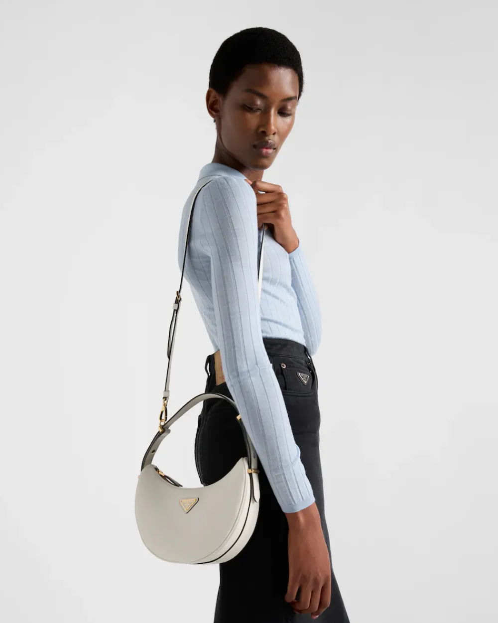 Mujer Prada PRADA ARQUE’|MINIBOLSOS^Bandolera Arqué De Piel