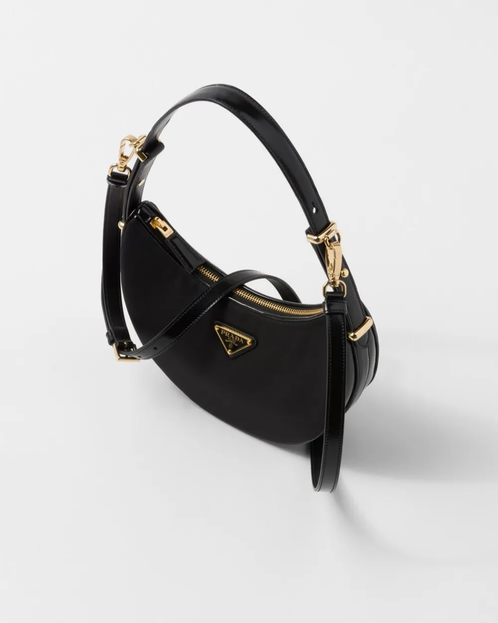 Mujer Prada PRADA ARQUE’|MINIBOLSOS^Bandolera Arqué De Re-nylon Y Piel Cepillada