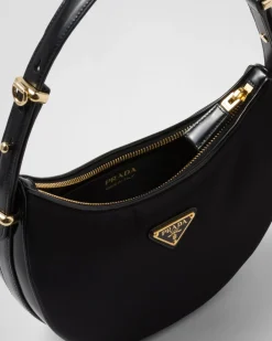 Mujer Prada PRADA ARQUE’|MINIBOLSOS^Bandolera Arqué De Re-nylon Y Piel Cepillada