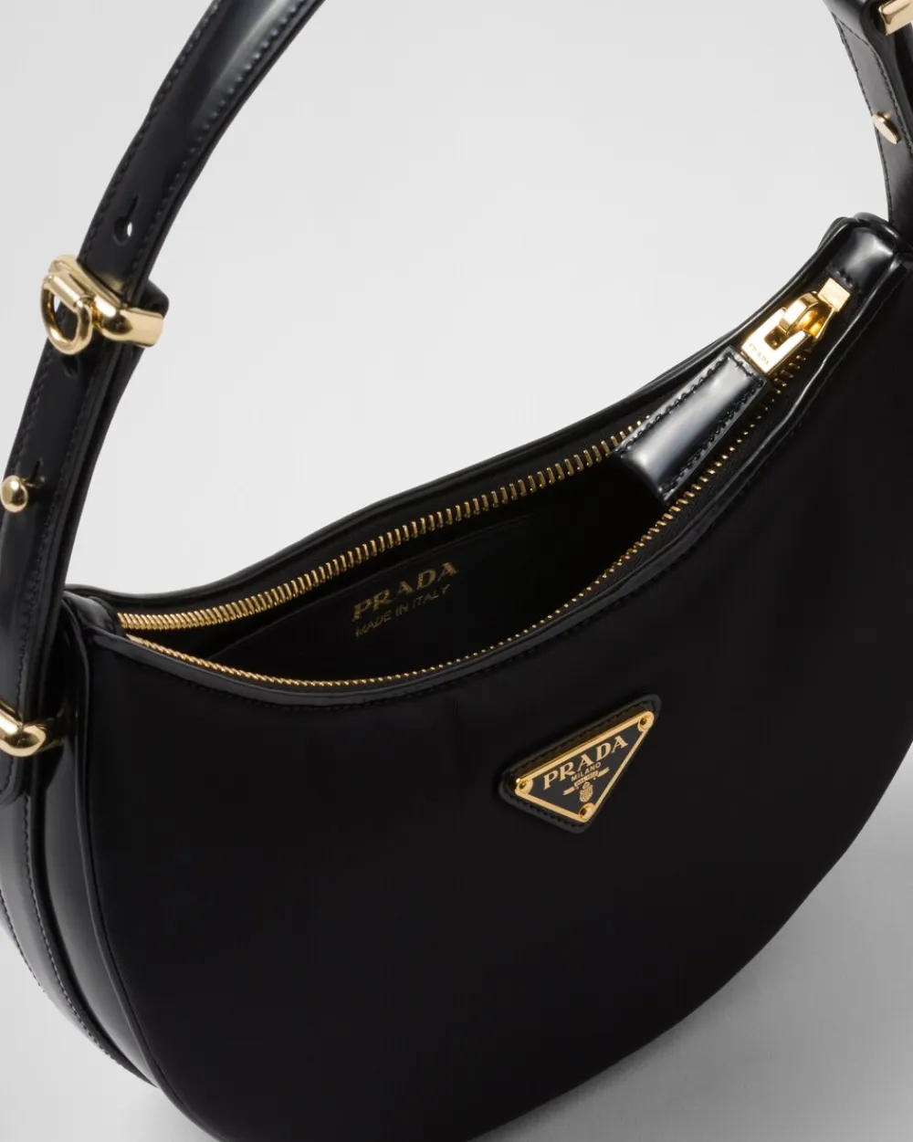 Mujer Prada PRADA ARQUE’|MINIBOLSOS^Bandolera Arqué De Re-nylon Y Piel Cepillada
