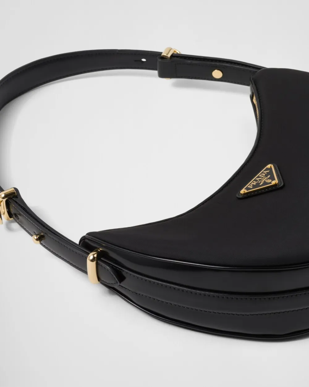 Mujer Prada PRADA ARQUE’|MINIBOLSOS^Bandolera Arqué De Re-nylon Y Piel Cepillada