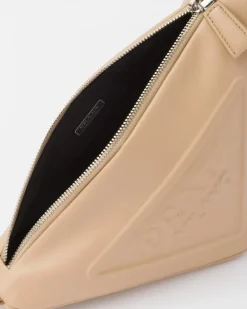 Mujer Prada BOLSOS DE HOMBRO|BOLSOS DE HOMBRO^Bandolera Triangular De Piel