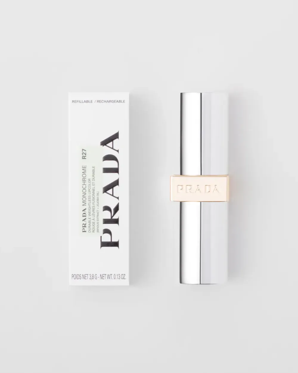Prada LABIOS^Barra De Labios Monochrome Hyper Matte - R27 - Rubino