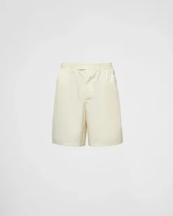 Hombre Prada PANTALONES Y BERMUDAS^Bermudas De Algodón
