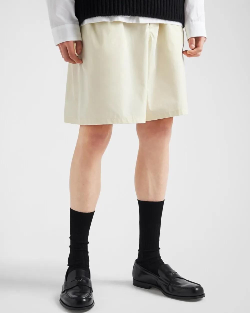 Hombre Prada PANTALONES Y BERMUDAS^Bermudas De Algodón