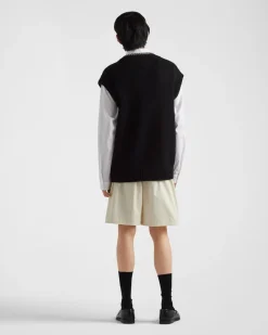 Hombre Prada PANTALONES Y BERMUDAS^Bermudas De Algodón