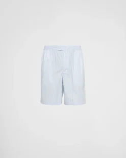 Hombre Prada PANTALONES Y BERMUDAS^Bermudas De Algodón Estampadas