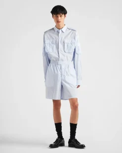 Hombre Prada PANTALONES Y BERMUDAS^Bermudas De Algodón Estampadas