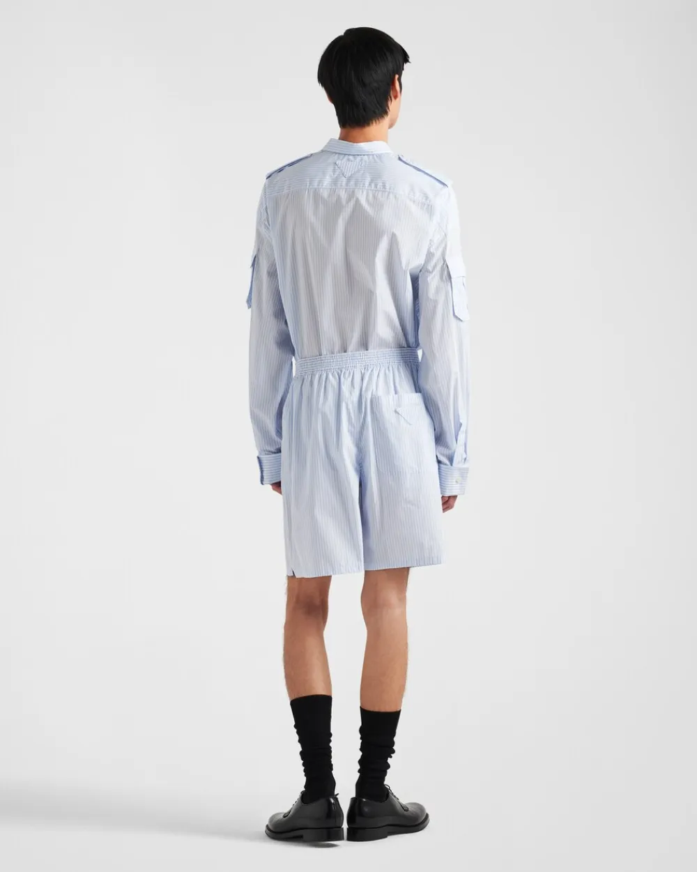 Hombre Prada PANTALONES Y BERMUDAS^Bermudas De Algodón Estampadas