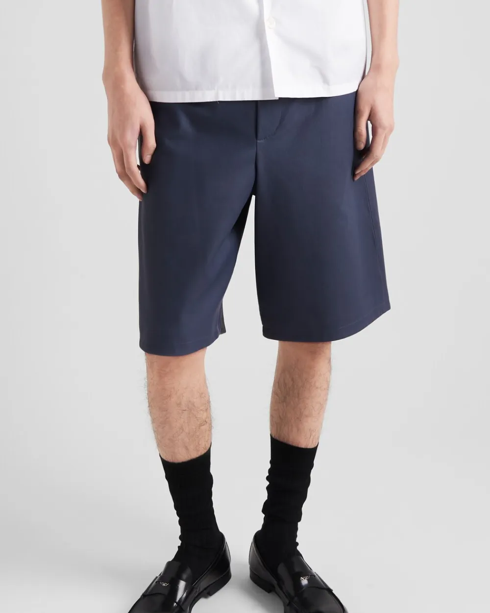 Hombre Prada ROPA DE PIEL^Bermudas De Napa