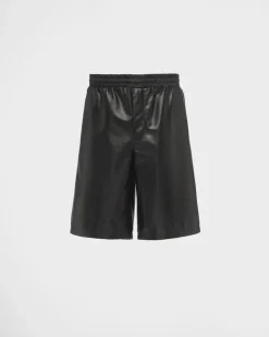 Hombre Prada ROPA DE PIEL^Bermudas De Napa