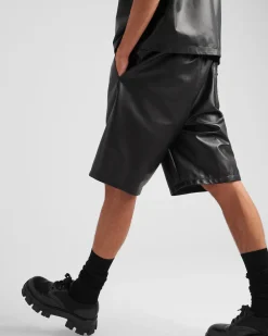 Hombre Prada ROPA DE PIEL^Bermudas De Napa