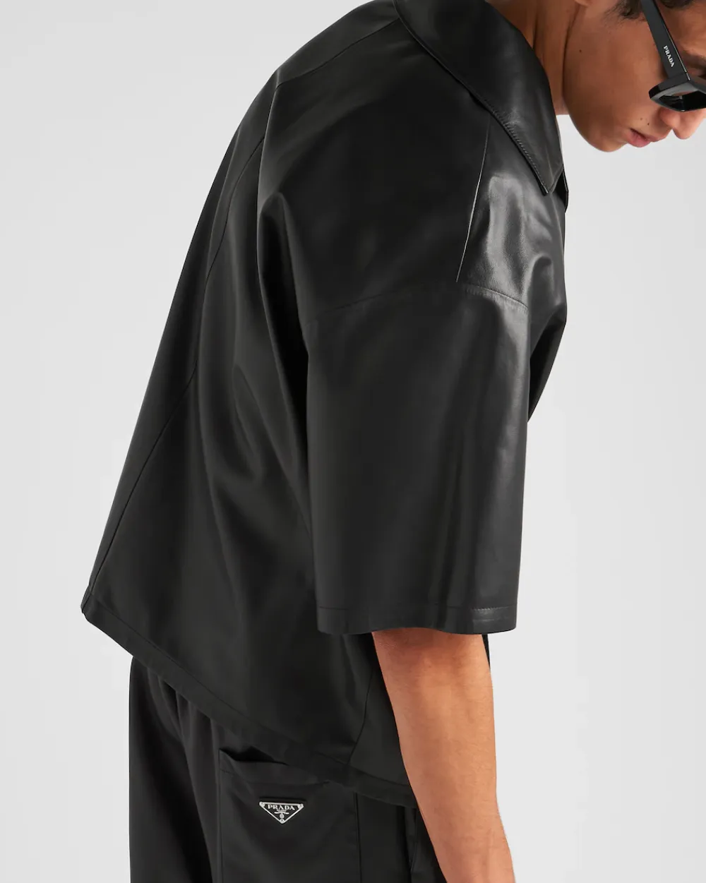Hombre Prada ROPA DE PIEL^Bermudas De Napa