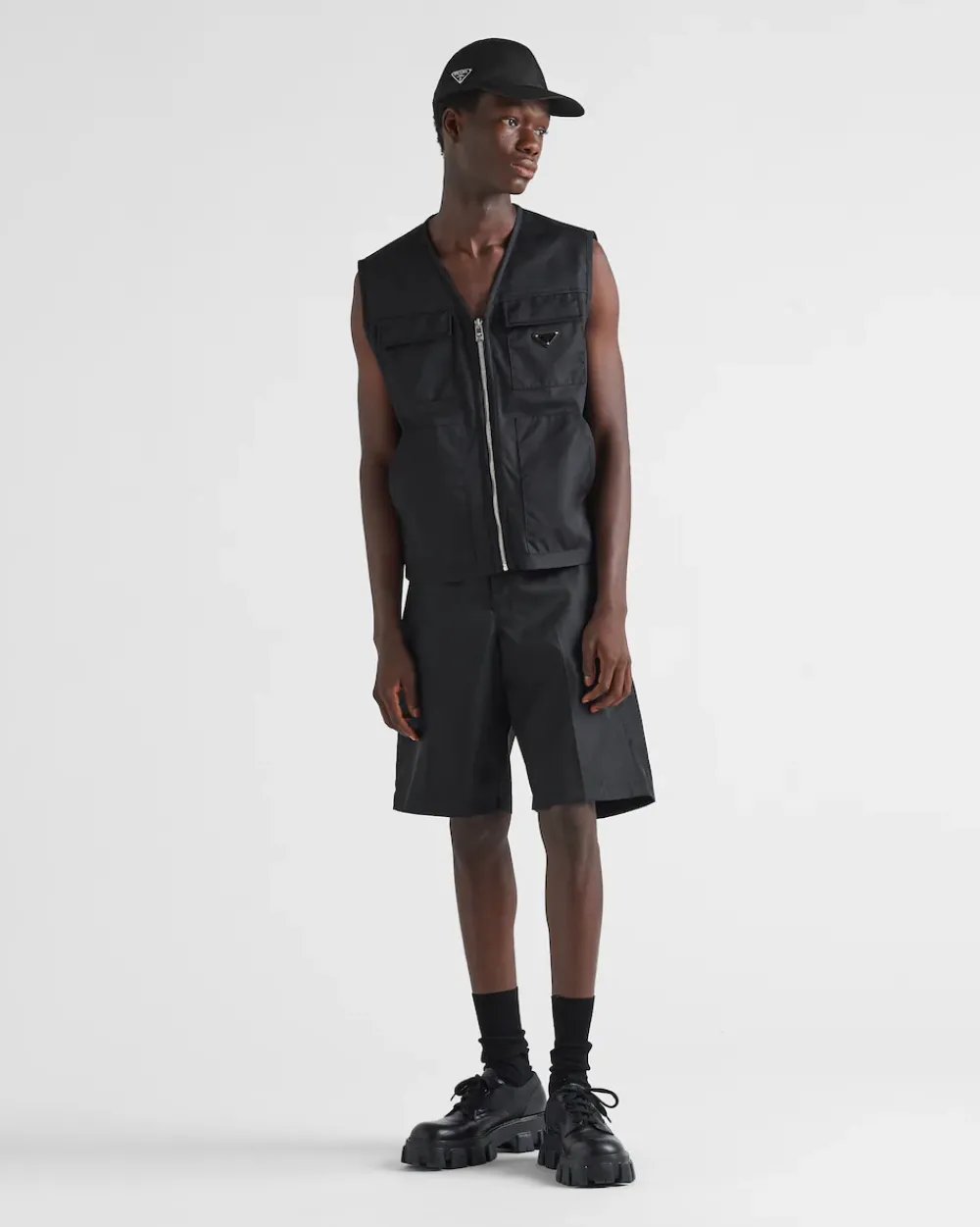 Hombre Prada COLECCIÓN MASCULINA|PANTALONES Y BERMUDAS^Bermudas De Re-nylon