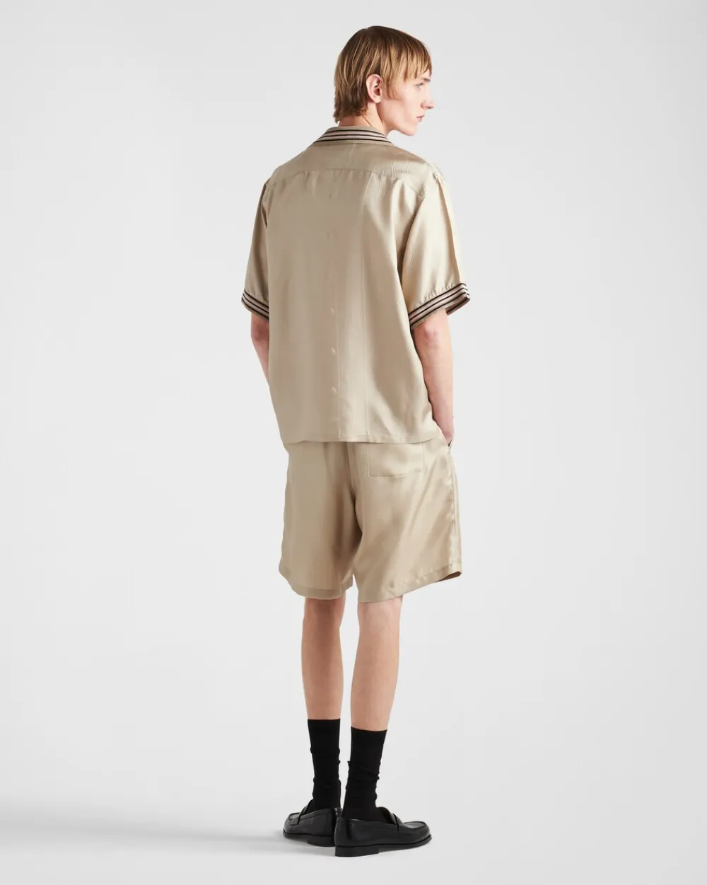 Hombre Prada PANTALONES Y BERMUDAS^Bermudas De Seda