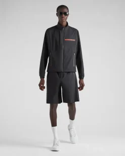 Hombre Prada ROPA^Bermudas En Bi-stretch Ligero