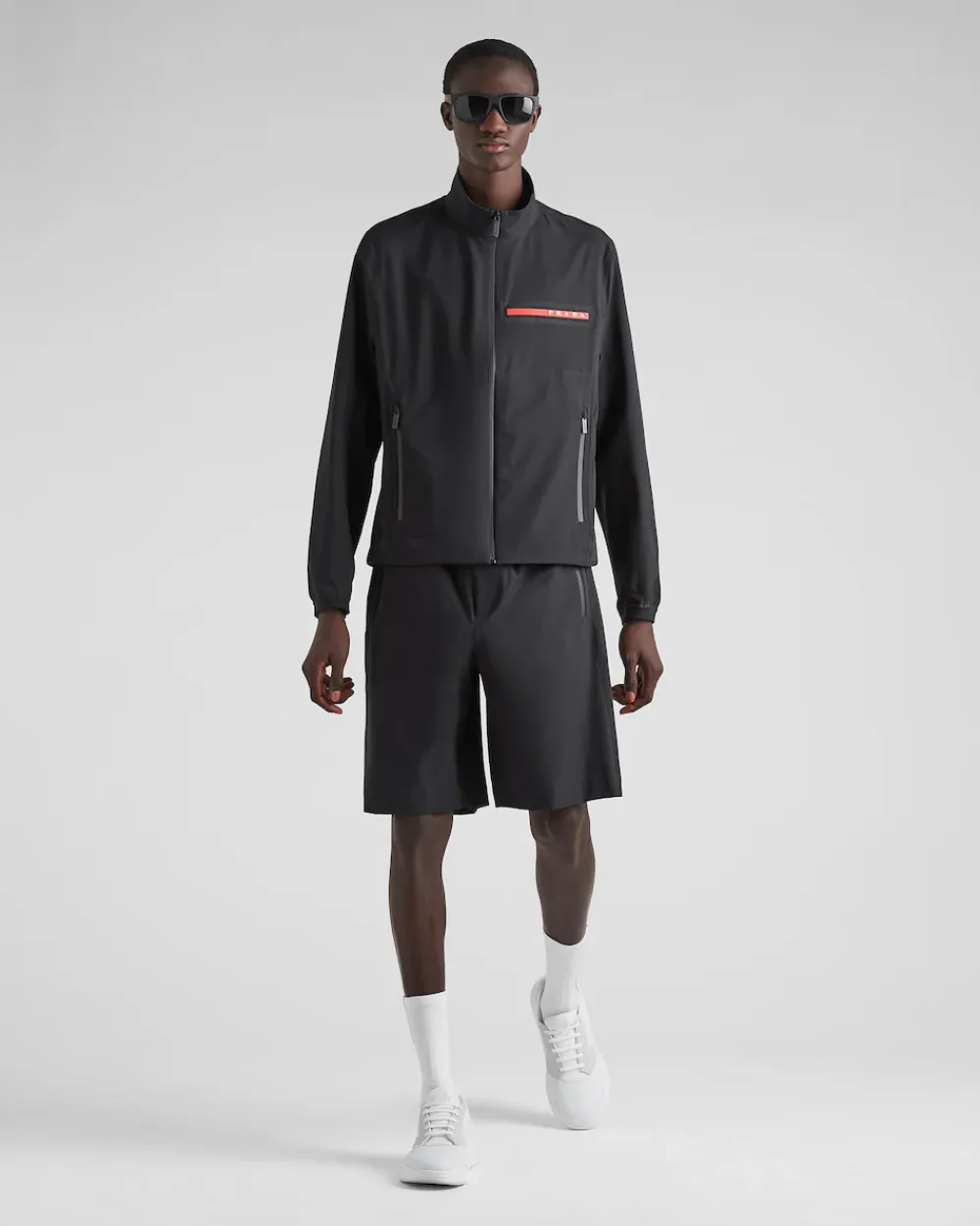 Hombre Prada ROPA^Bermudas En Bi-stretch Ligero