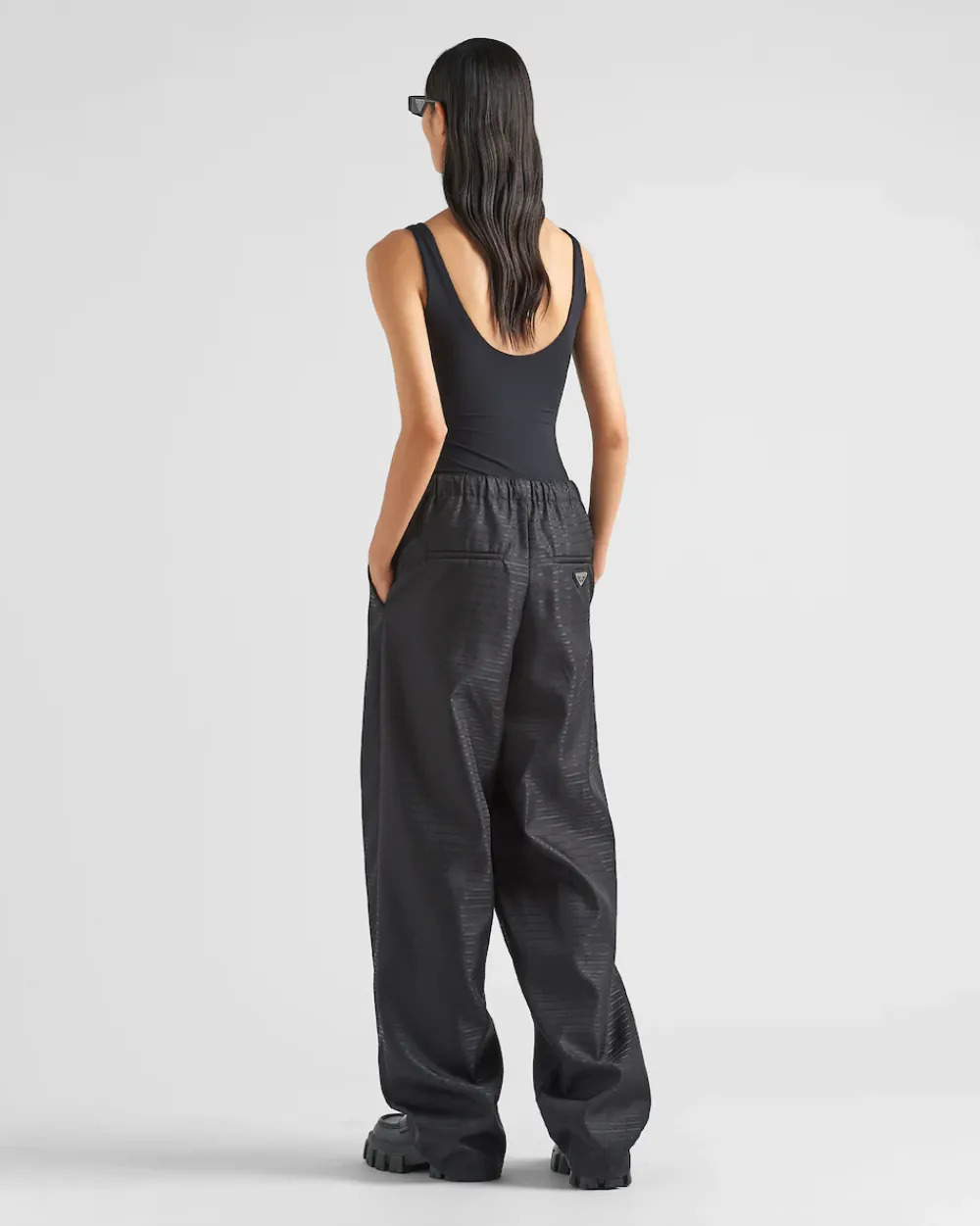 Mujer Prada CAMISETAS Y SUDADERAS|CAMISAS Y TOPS^Bodi De Punto Elástico