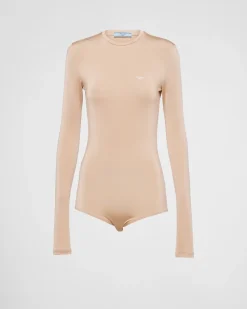 Mujer Prada CAMISETAS Y SUDADERAS|CAMISAS Y TOPS^Bodi De Raso