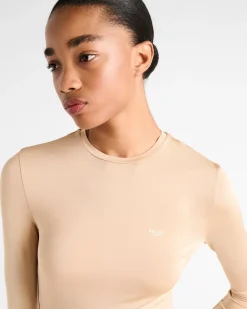 Mujer Prada CAMISETAS Y SUDADERAS|CAMISAS Y TOPS^Bodi De Raso