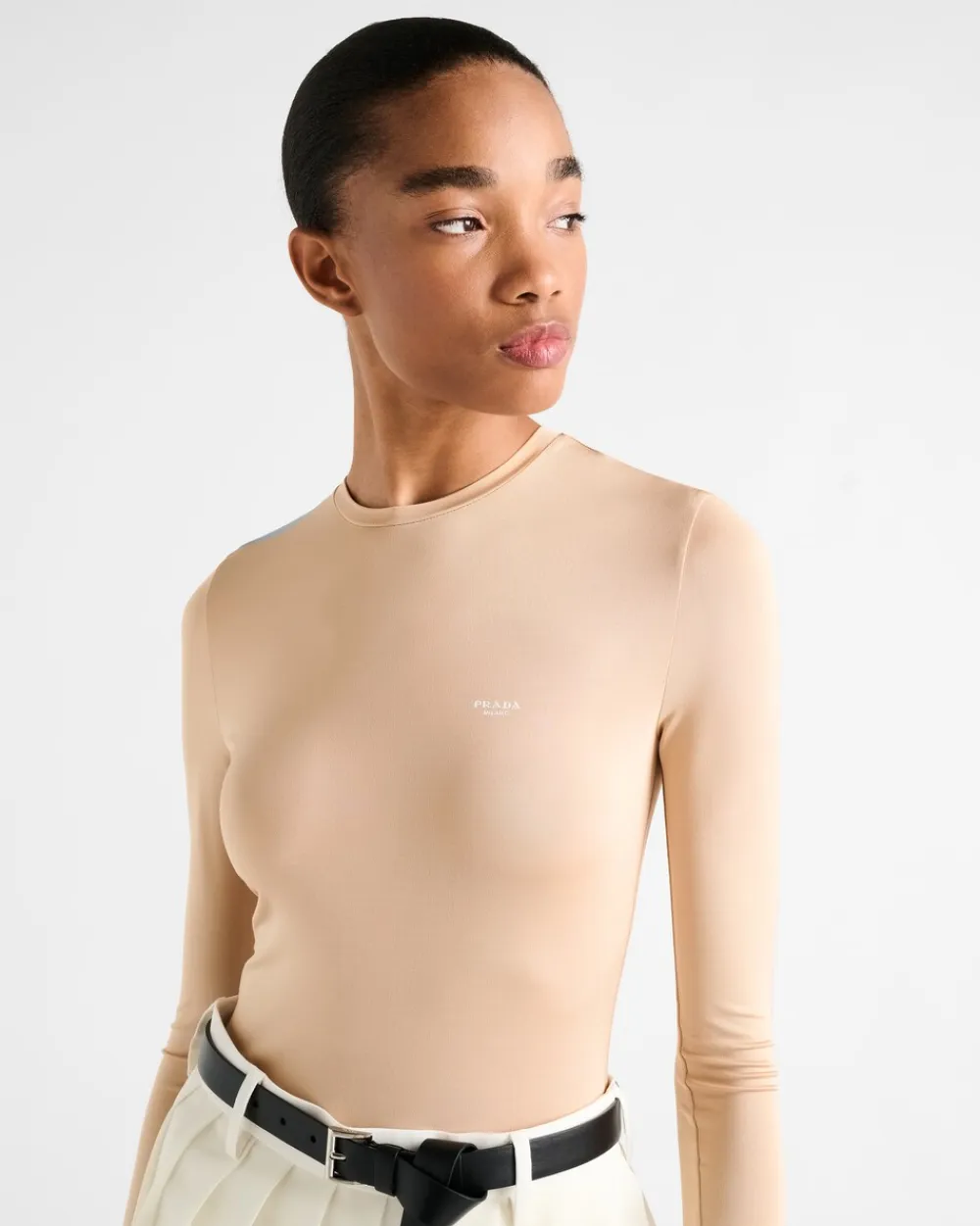 Mujer Prada CAMISETAS Y SUDADERAS|CAMISAS Y TOPS^Bodi De Raso