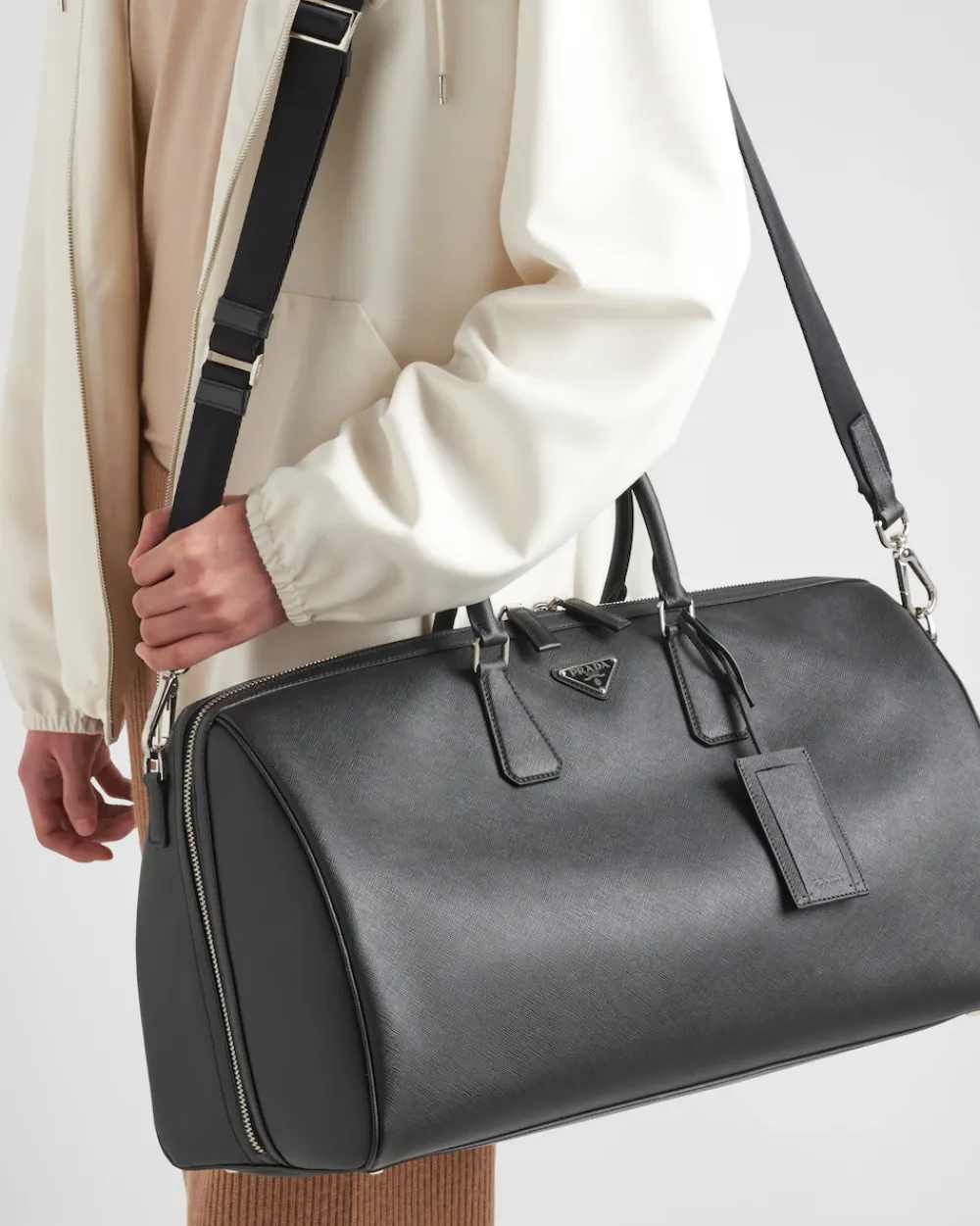 Mujer/Hombre Prada BOLSOS DE VIAJE|BOLSOS DE VIAJE^Bolsa De Lona En Piel Saffiano