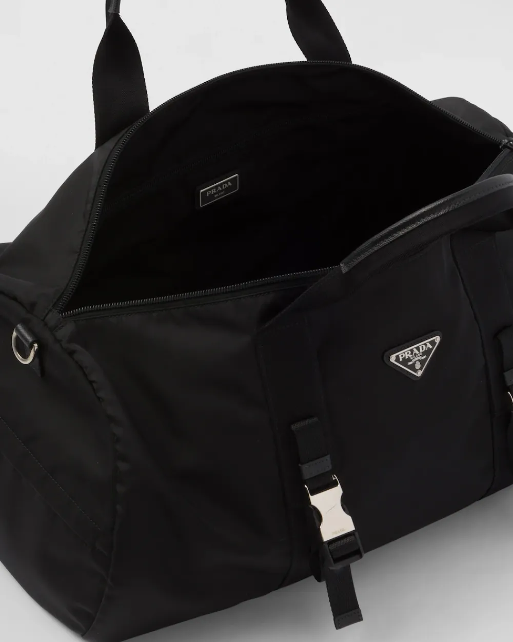 Mujer Prada COLECCIÓN MASCULINA|BOLSOS DE VIAJE^Bolsa De Lona En Piel Saffiano Y Re-nylon