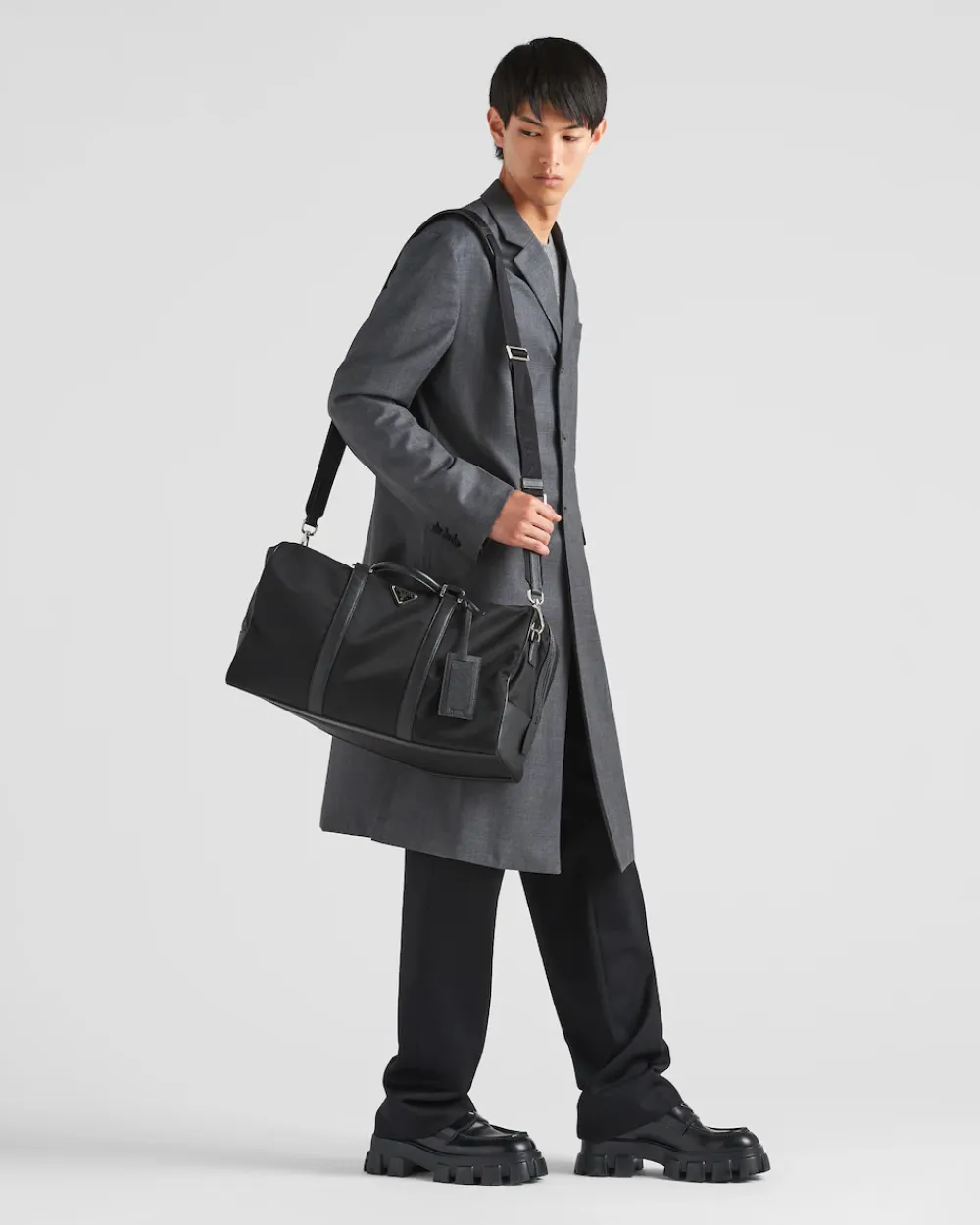 Mujer/Hombre Prada BOLSOS DE VIAJE|BOLSOS DE VIAJE^Bolsa De Piel Saffiano Y Re-nylon
