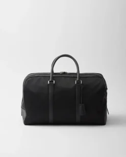 Mujer/Hombre Prada BOLSOS DE VIAJE|BOLSOS DE VIAJE^Bolsa De Piel Saffiano Y Re-nylon