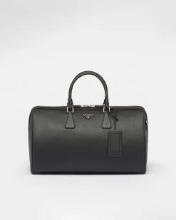 Mujer/Hombre Prada BOLSOS DE VIAJE|BOLSOS DE VIAJE^Bolsa De Viaje De Piel Saffiano