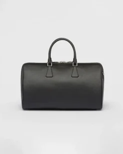Mujer/Hombre Prada BOLSOS DE VIAJE|BOLSOS DE VIAJE^Bolsa De Viaje De Piel Saffiano