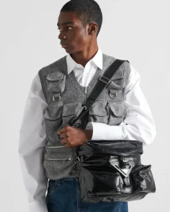 Hombre Prada BOLSOS MENSAJEROS^Bolso Bandolera De Piel