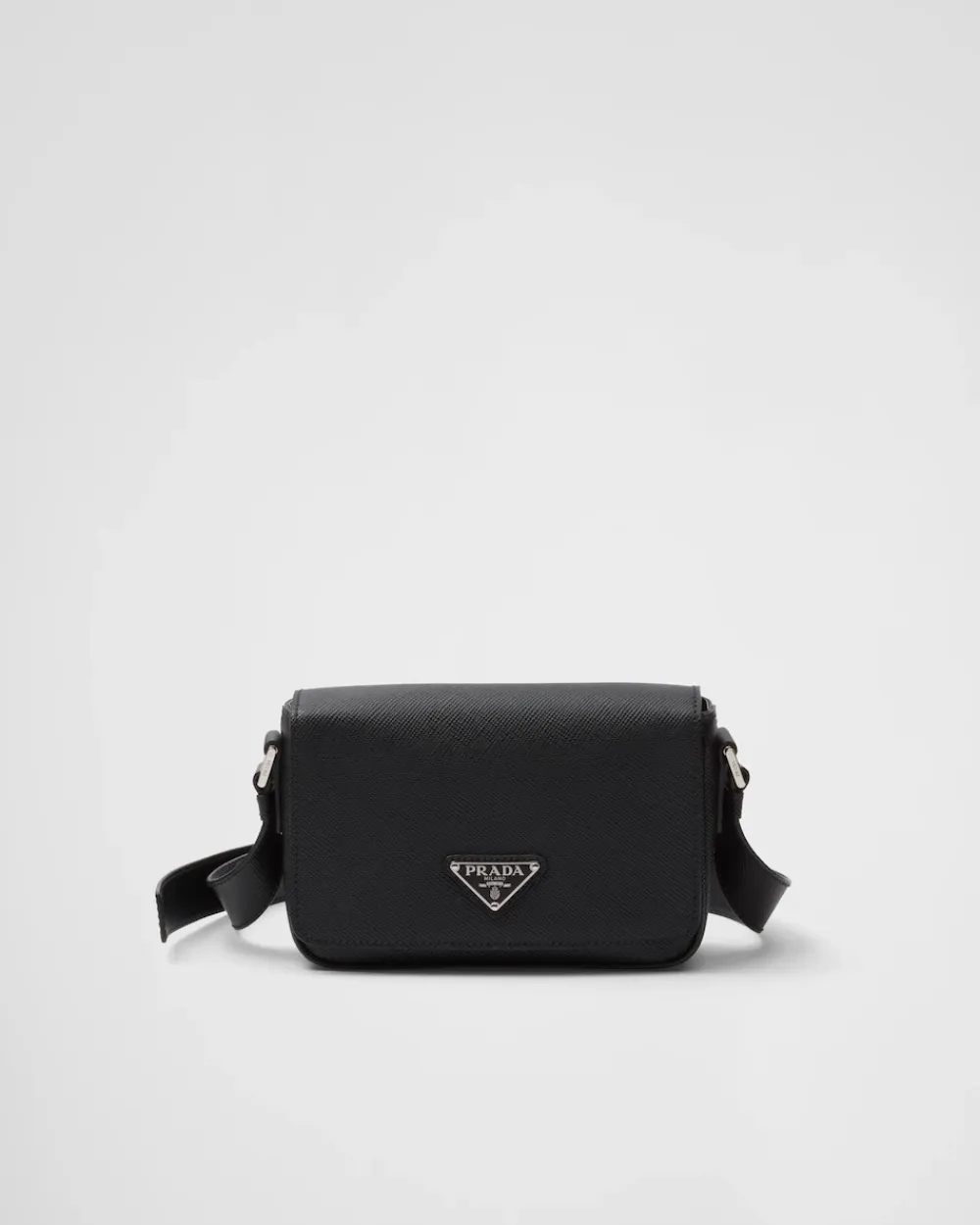 Hombre Prada BOLSOS MENSAJEROS^Bolso Bandolera De Piel Saffiano