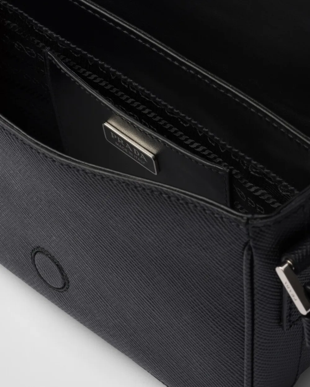 Hombre Prada BOLSOS MENSAJEROS^Bolso Bandolera De Piel Saffiano
